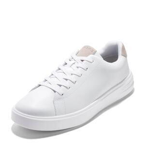 Cole Haan Grand+ Court White Leather Sneakers Men’s Minimal - Size 8.5